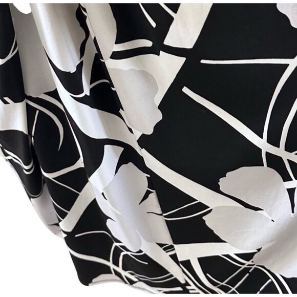 Lane Bryant Simply Chic Collection Sleeveless Maxi Dress Size 18/20 Black & Whit - Picture 8 of 10